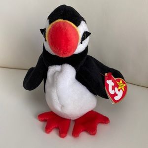 Ty Beanie Baby Original. PUFFER the Puffin Bird. Born November 3, 1997. Rare